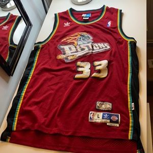NBA Throwback Jersey Detroit Pistons Grant Hill